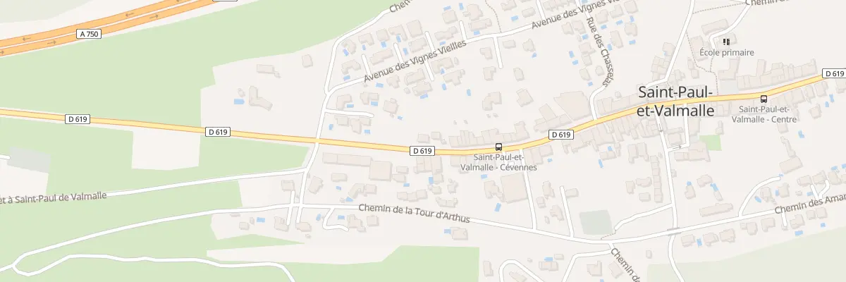 Plan du 55 Av des Cevennes à Saint-Paul-et-Valmalle