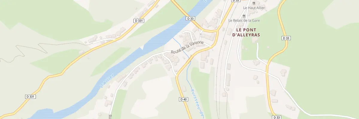 Plan du 11 Rte de la Varenne à Alleyras