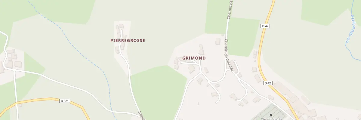 Plan du 5290 Grimond à Viscomtat