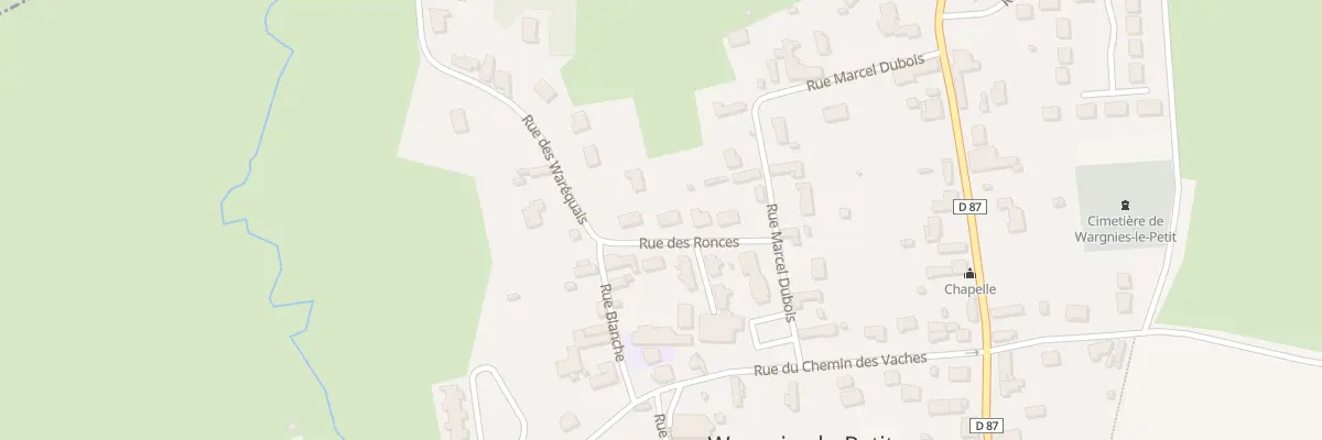 Plan du 12 Rue aux Ronces à Wargnies-le-Petit