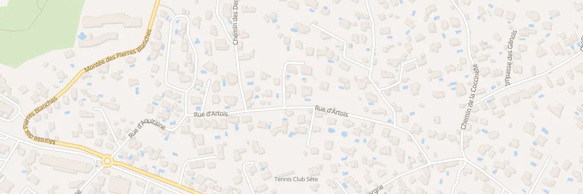 Plan du 290 Rue d’Artois à Sète