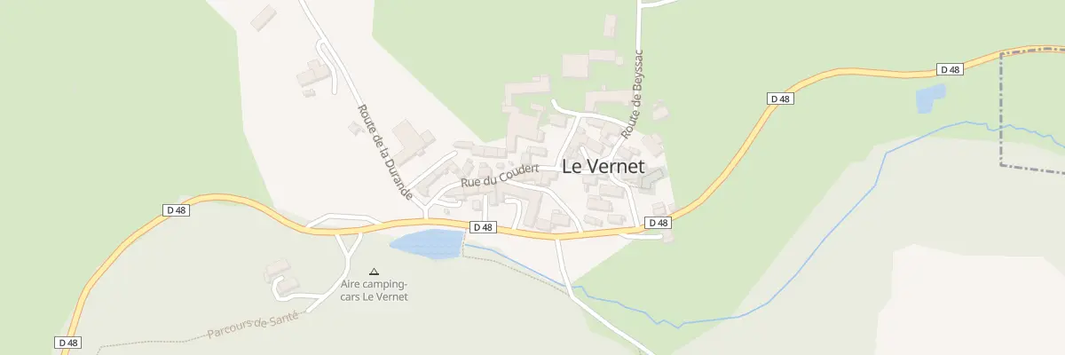 Plan du 3 Rue du Théron au Vernet