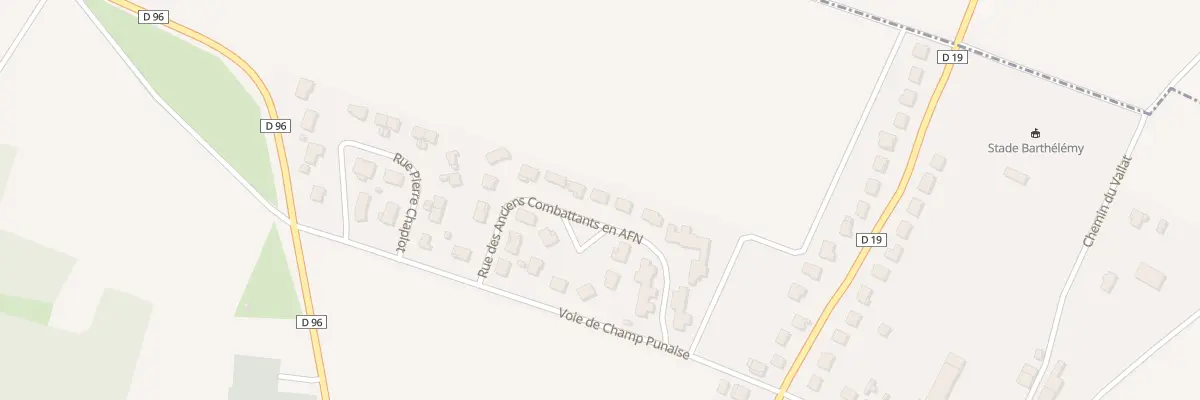 Plan du 5 Rue des Anc Combattants en Afn à Gélannes