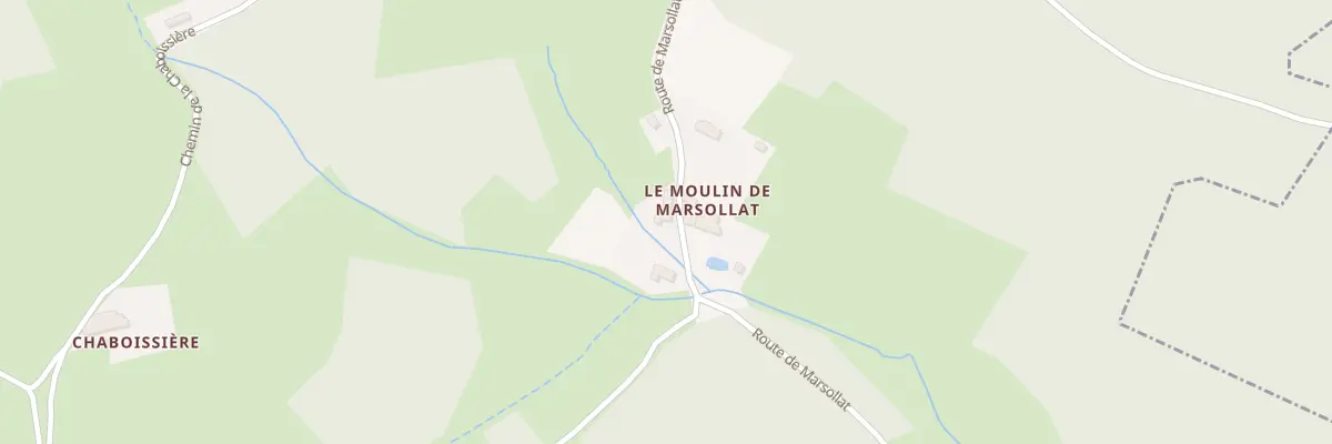 Plan du 5009 Moulin de Marsollat au Monestier