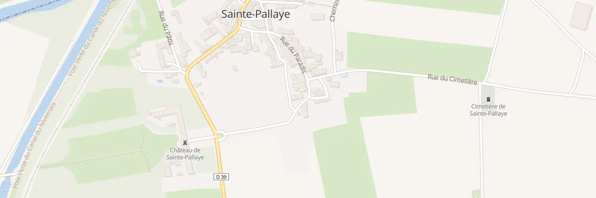 Plan du 22 Rue du Paradis à Sainte-Pallaye