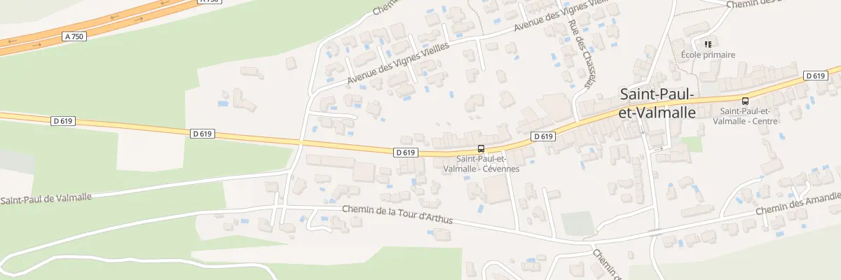 Plan du 5029 Le Village à Saint-Paul-et-Valmalle