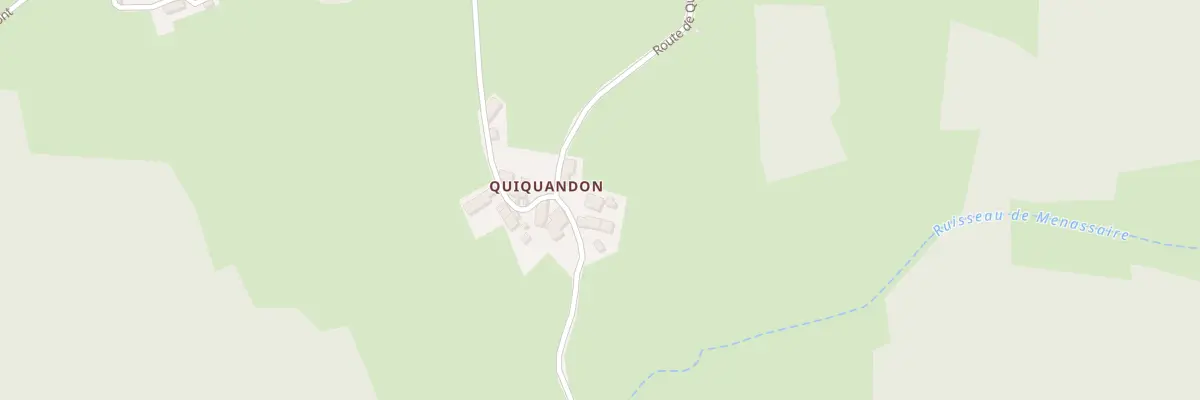 Plan du 5033 Quiquandon à Saint-Ferréol-des-Côtes