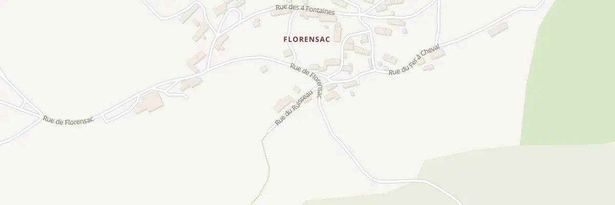 Plan du 5180 Florensac à Grandrieu
