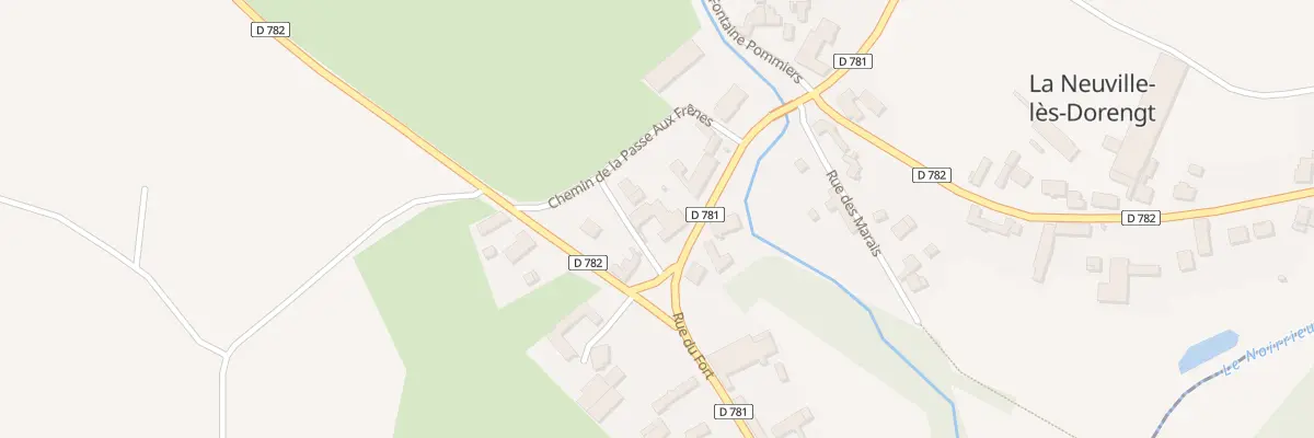 Plan du 6 Rue du Fort à La Neuville-lès-Dorengt