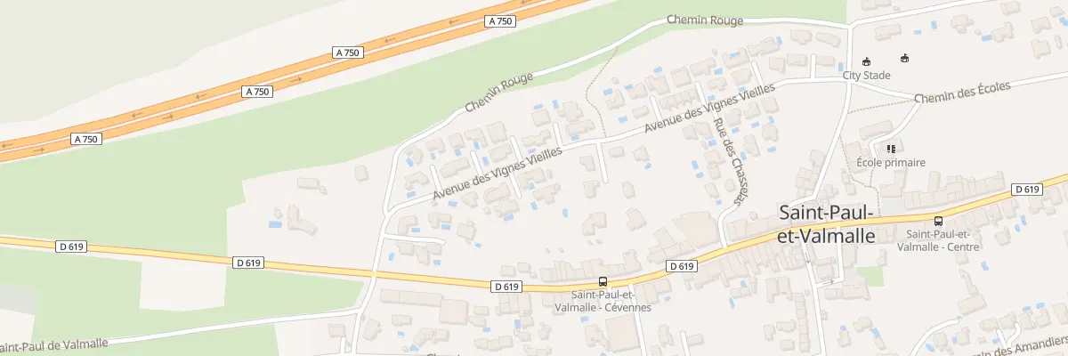 Plan du 27 Av des Vignes Vieilles à Saint-Paul-et-Valmalle
