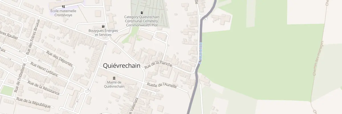 Plan du 12 Rue de la Planche à Quiévrechain
