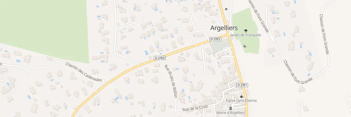Plan du 5 Rte de la Boissiere à Argelliers