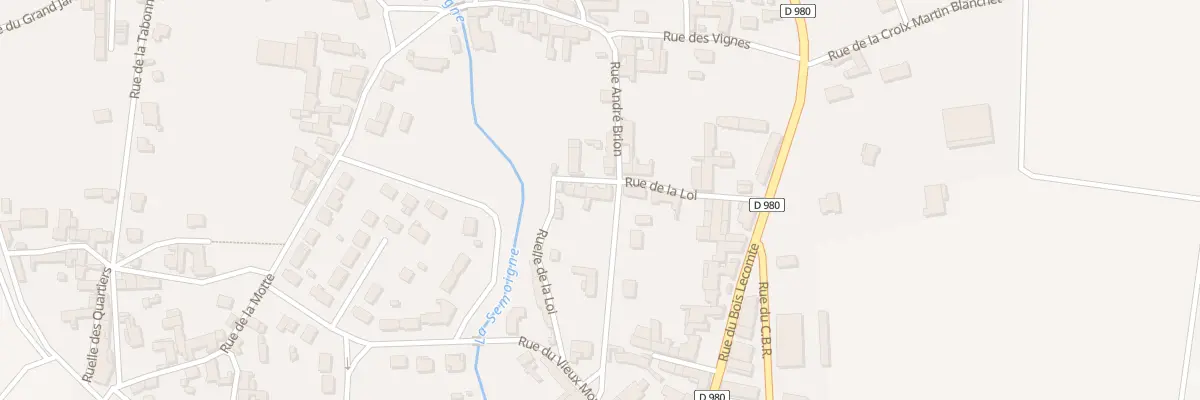 Plan du 3 Rue Andre Brion à Verneuil
