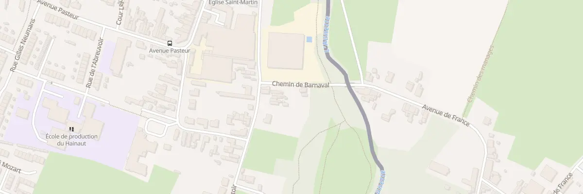 Plan du 4 Rue de l’Abattoir à Quiévrechain