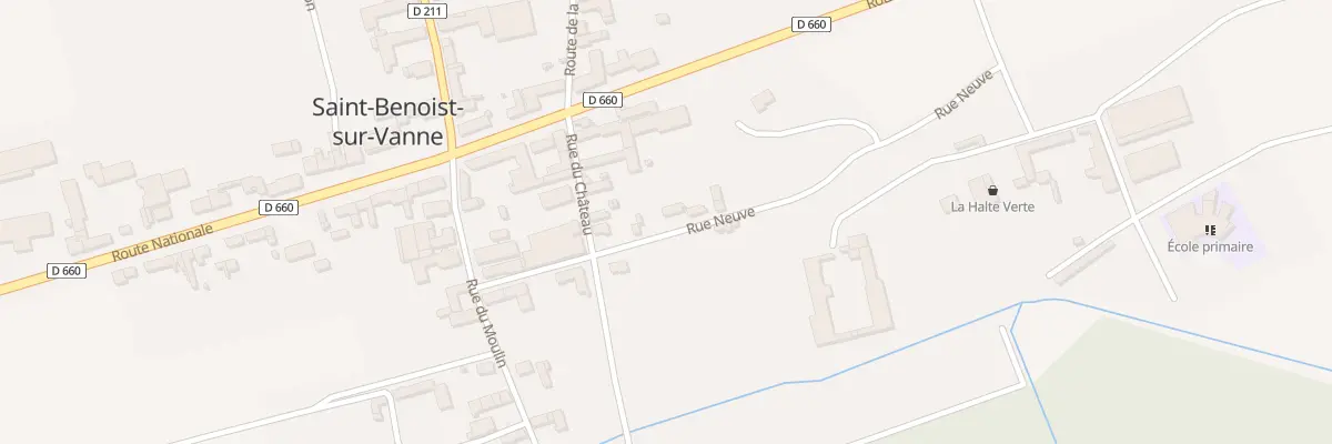 Plan du 5 Rue Neuve à Saint-Benoist-sur-Vanne