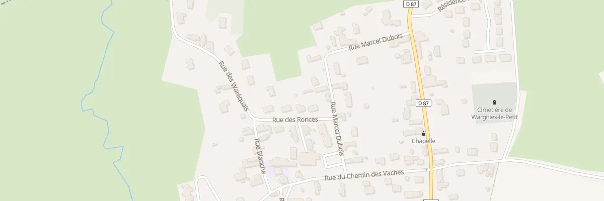 Plan du 6 Rue aux Ronces à Wargnies-le-Petit
