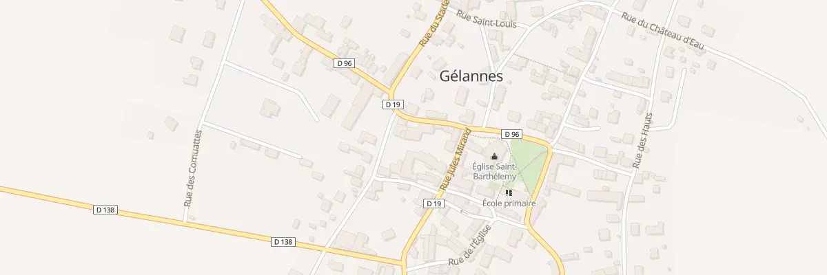 Plan du 5 Rue du Stade à Gélannes