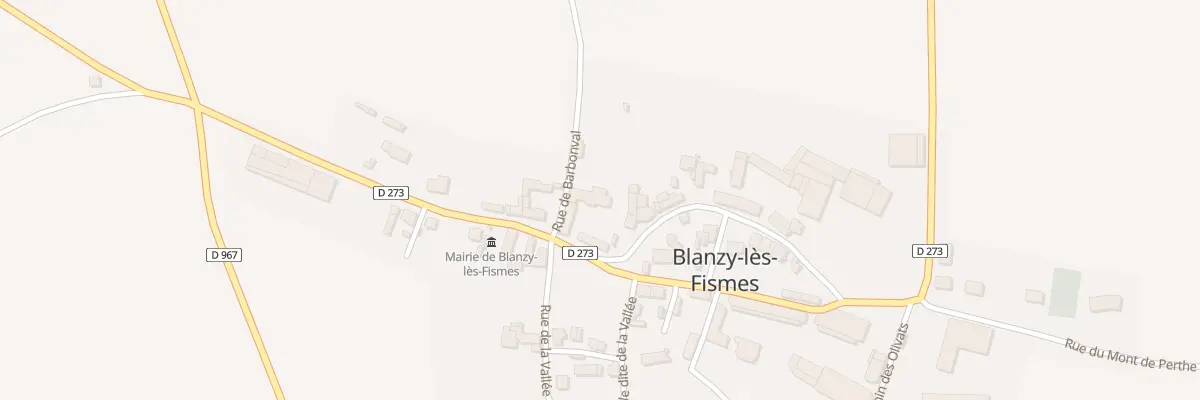 Plan du 7 Rue Jacques Delfosse à Blanzy-lès-Fismes