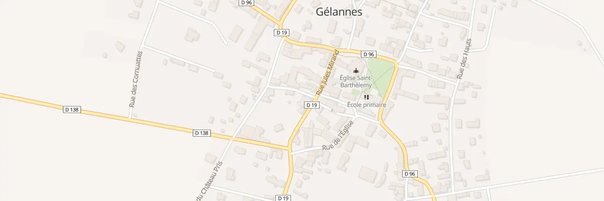 Plan du 1 Rue Félix Févre à Gélannes