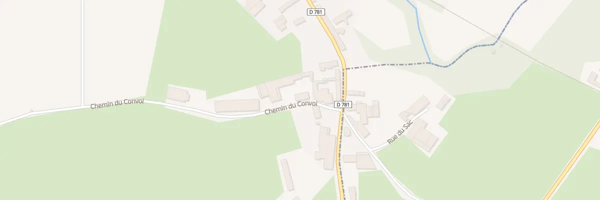 Plan du 4 Che du Convoi à La Neuville-lès-Dorengt