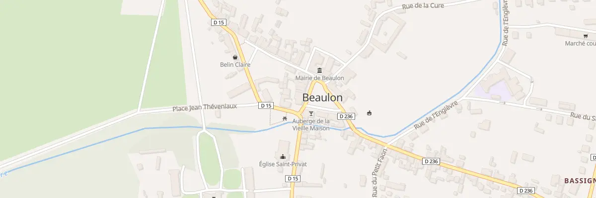 Plan du 3 Pl de la Mairie à Beaulon