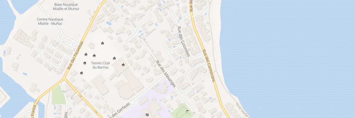 Plan du 26 Rue des Mésanges à Sète