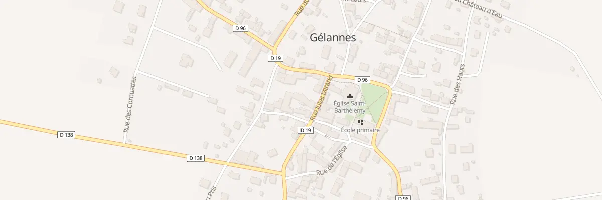 Plan du 4 Rue Jules Mirand à Gélannes
