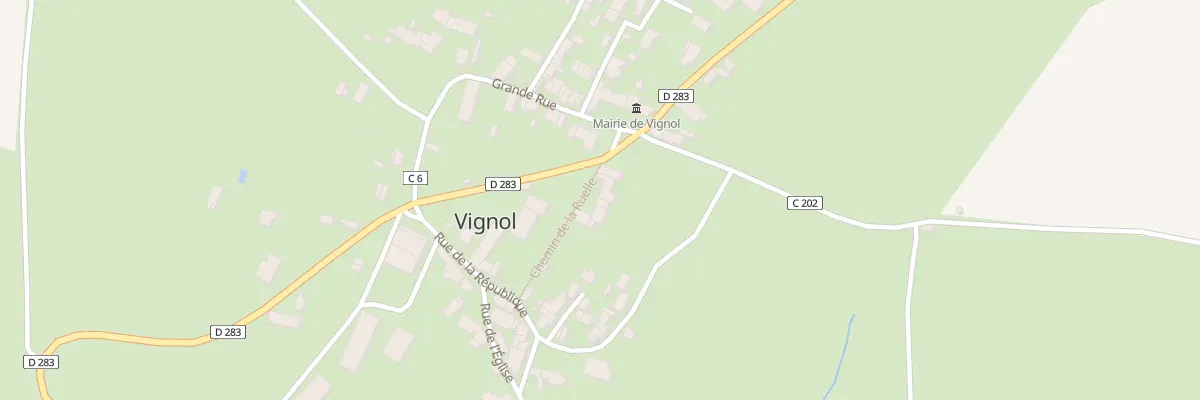Plan du 40 Le Bourg à Vignol