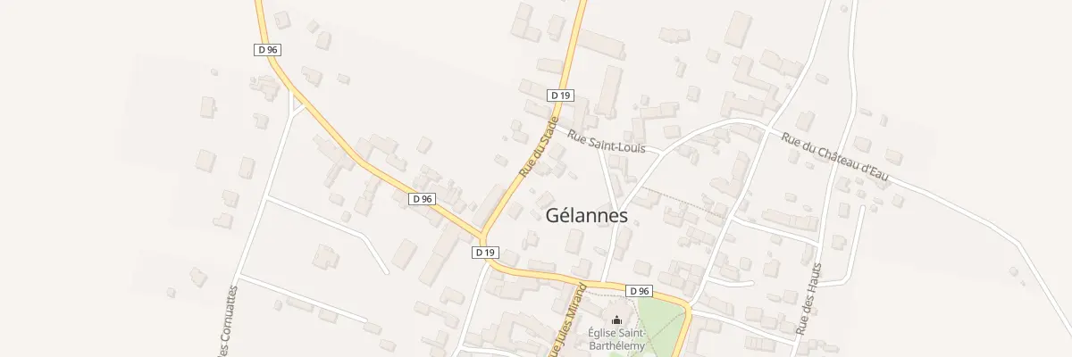 Plan du 10 Rue du Stade à Gélannes
