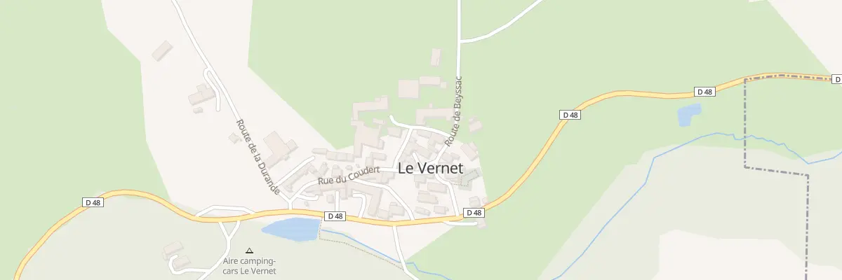 Plan du 5026 Le Bourg au Vernet