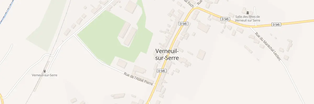 Plan du 20 Rue Charles de Gaulle à Verneuil-sur-Serre