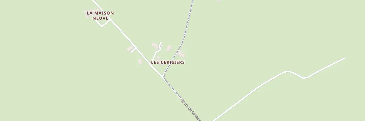 Plan du 2 Imp des Cerisiers à Droiturier