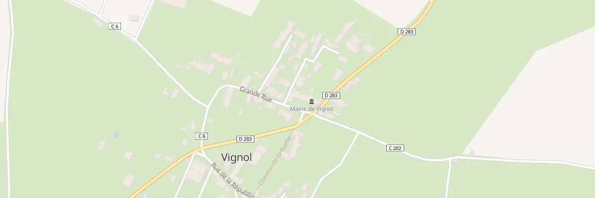 Plan du 7 Le Bourg à Vignol