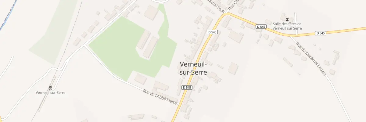 Plan du 18 Rue Charles de Gaulle à Verneuil-sur-Serre