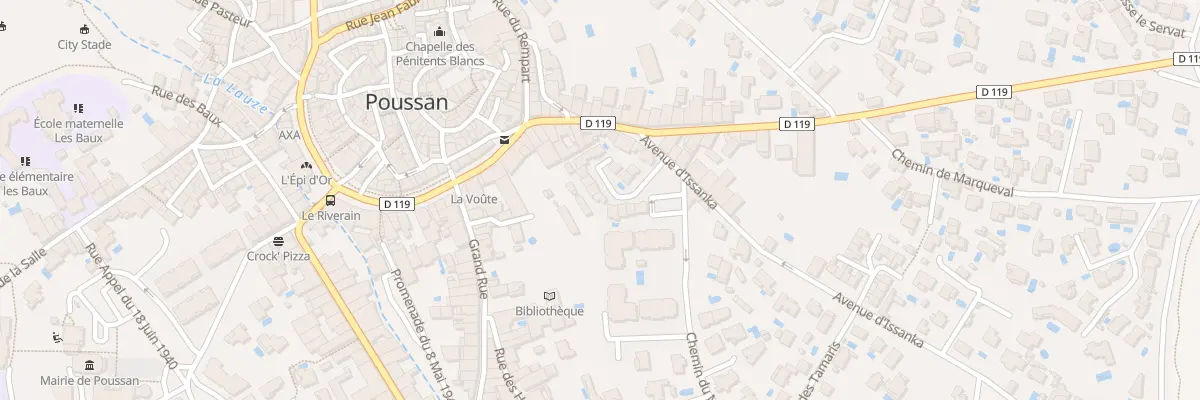 Plan du 11 All Jean Moulin à Poussan