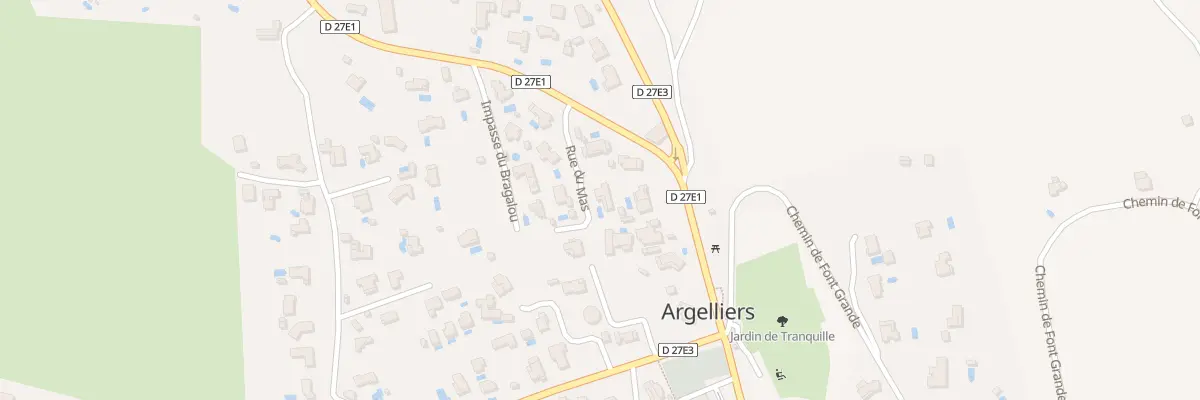 Plan du 3 Rue du Mas à Argelliers