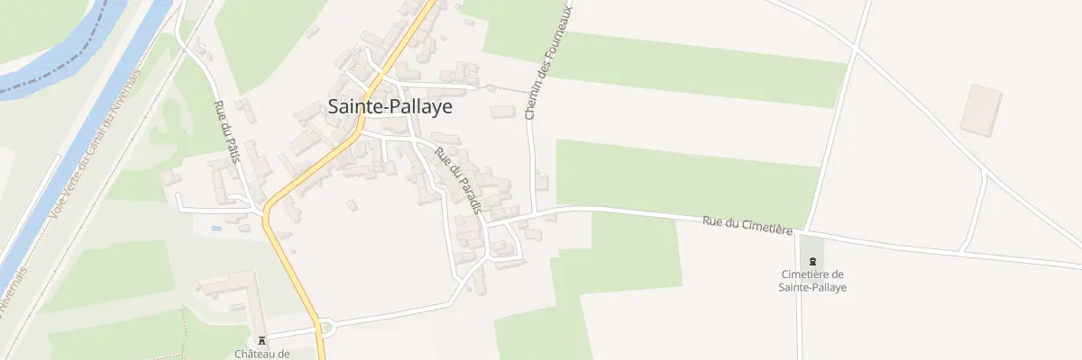 Plan du Fourneau à Sainte-Pallaye