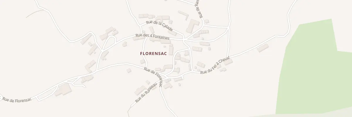 Plan du 5310 Florensac à Grandrieu