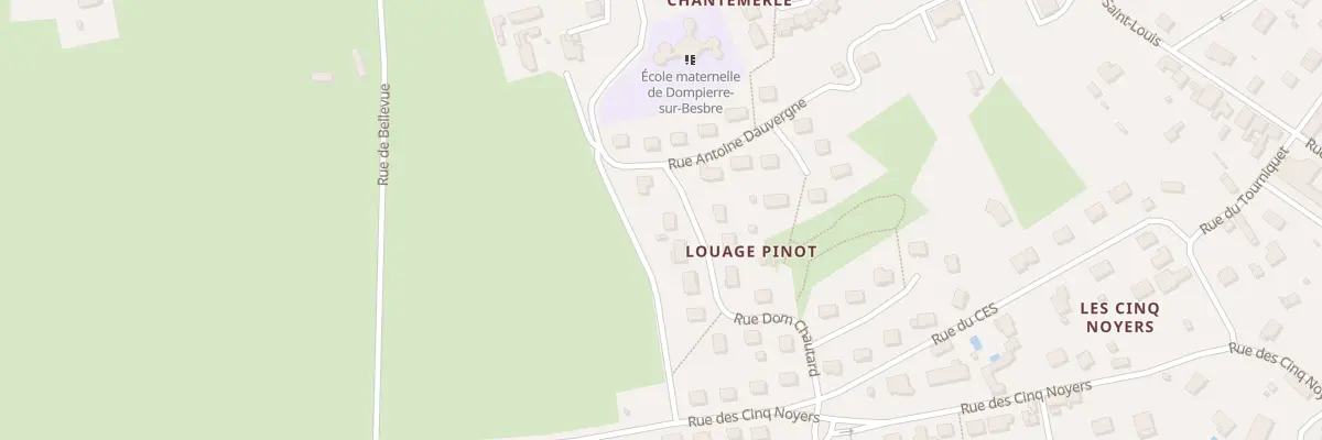Plan du 185 Rue Dom Chautard à Dompierre-sur-Besbre