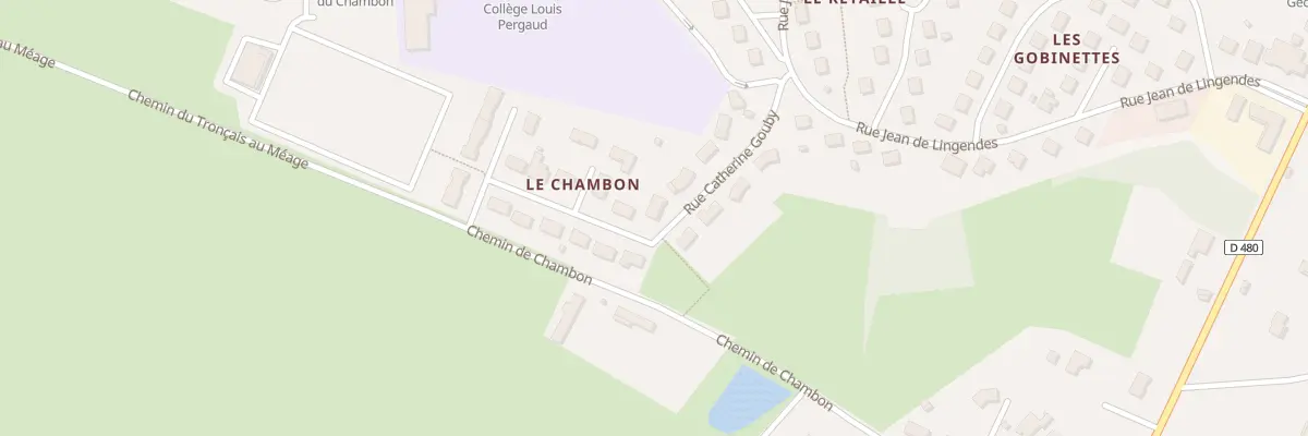 Plan du 126 Rue Catherine Gouby à Dompierre-sur-Besbre