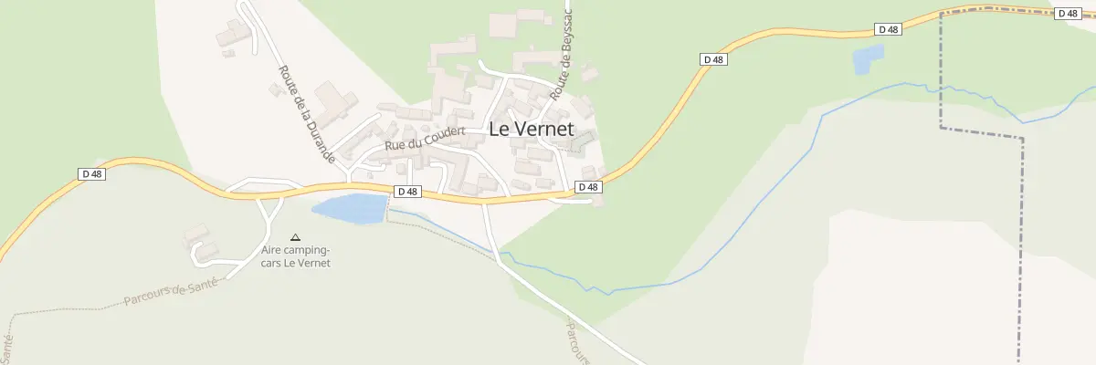 Plan du 8 Rte de Pierre Taillée au Vernet