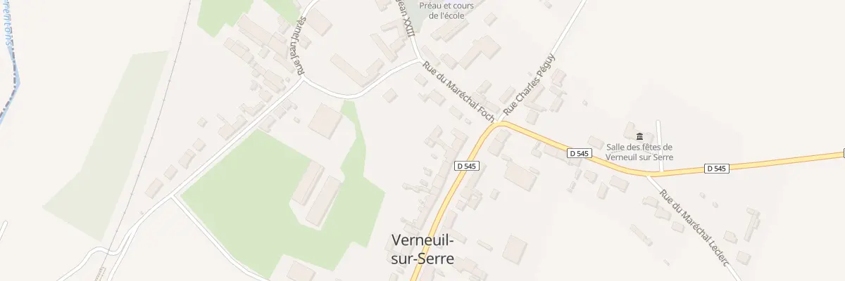 Plan du 6 Rue Charles de Gaulle à Verneuil-sur-Serre