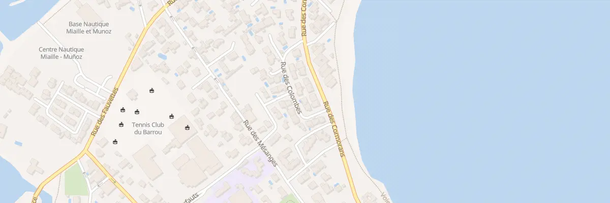 Plan du 6 Rue des Colombes à Sète