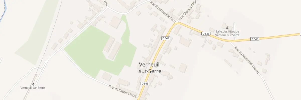 Plan du 14 Rue Charles de Gaulle à Verneuil-sur-Serre