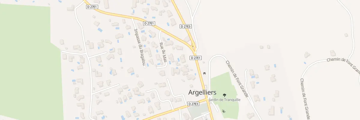 Plan du 9 Rte de Puechabon à Argelliers
