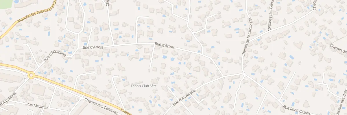 Plan du 155 Rue d’Artois à Sète