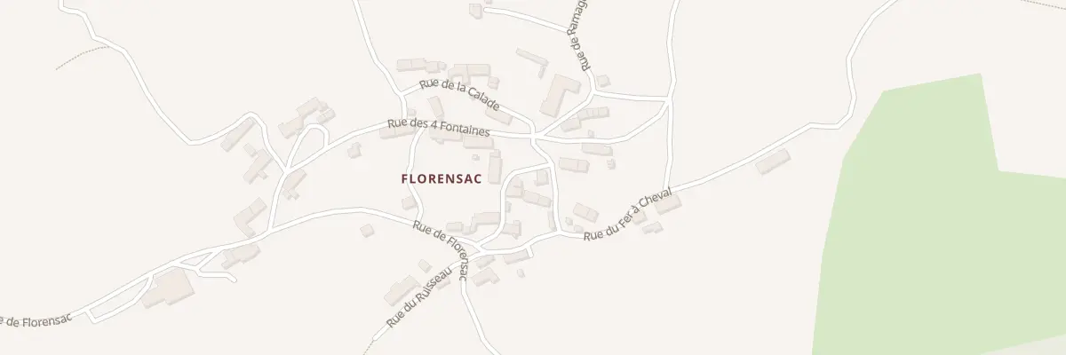 Plan du 5308 Florensac à Grandrieu