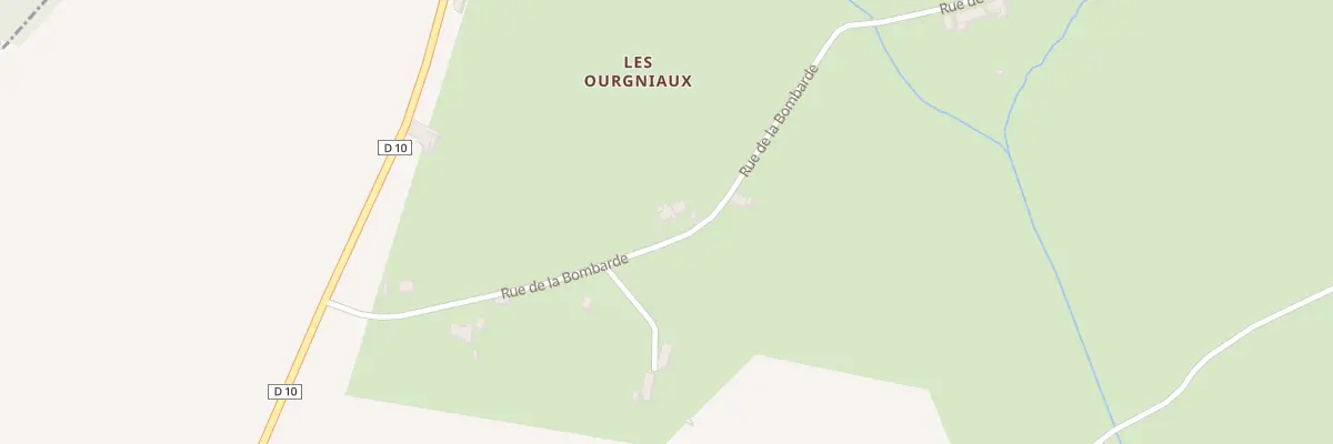 Plan du 13 Les Ourgniaux à Montigny-sur-Canne