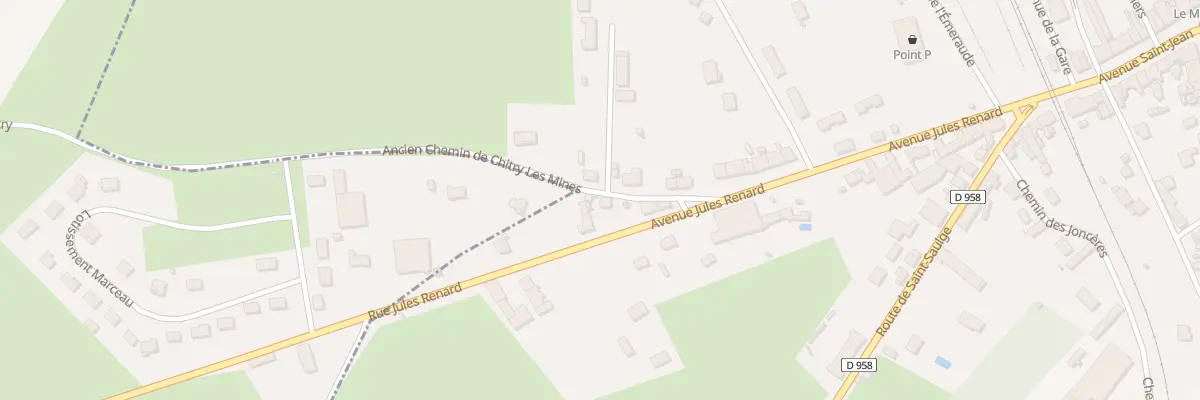Plan du 26 Rue Jules Renard à Corbigny
