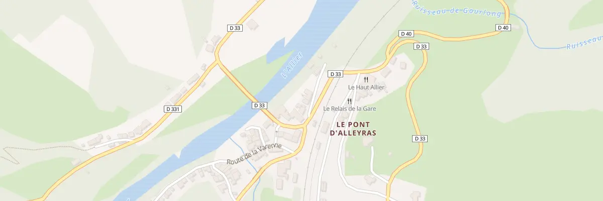 Plan du 5084 Le Pont d’Alleyras à Alleyras